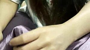 Wow, Asian Girl Gives Boyfriend Amazing Handjob!