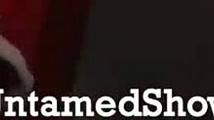 blonde dancing on the stage