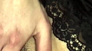 Brunette Mature Woman In Stockings Gets Ass Fingered And Pussy Fucked