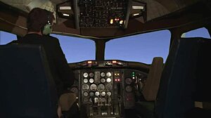 Madelyn Marie Teases Captain with Cockpit Fun on Red Eye Flight