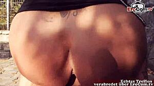 german latina milf caught picking up in berlin park pov date story