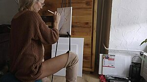 painting a pussy flower