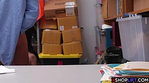 Shoplifting Teen 18+S Hairy Pussy Fucked By Mall Cop