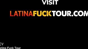 Slut Latina, does your throat have no end?