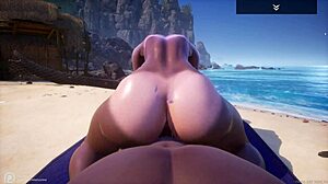 jenny fucks yason's big dick on the beach 😍