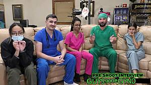 doctor canada flips script on doctor channy crossfire during medical exam, ends up examining his doctor at guysgonegynocom