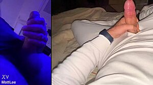 look at this huge cock i'm stroking solo