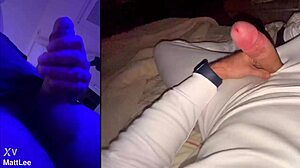 look at this huge cock i'm stroking solo