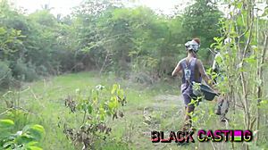 drama time outdoor fuck with local africans caught in the bush