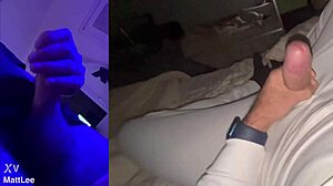 look at this huge cock i'm stroking solo