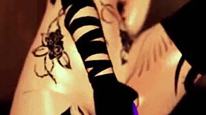 Trans Girl Rides Dildo In Vr And Cums