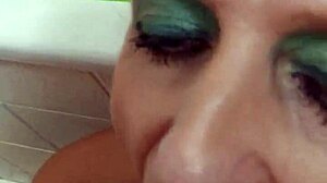 German MILF Sandra BLOWJOB and SPERM SWALLOW