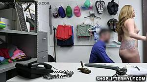 crystal taylor caught shoplifting negotiates with security officer for sex