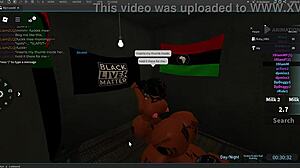 Pawg ass taking dick in lesbian scene.