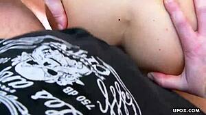 brunette cutie ashley woods gets her pussy drilled hard outdoors