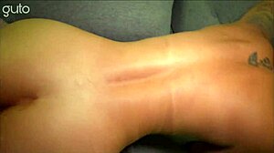 assfucking brazilian slut until creampie in her tight pussy