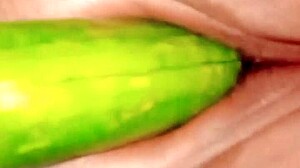 Desi Bhabhi Sex Village Wife Fucking With Cucumber!