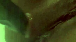 ebony amateur toys her ass solo