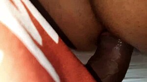 amateur black couple in costumes rough anal assfucking, blowjob and pov masturbation with feet fetish