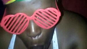 Big Black Cock Gets Sloppy Blowjob from Bbw Ending in Huge Facial