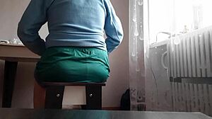 Secretary Relieves Stress By Masturbating At Her Workplace