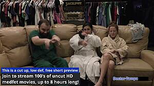 dr. tampa interrogates jasmine rose with toys in latex