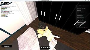 Holy shit banging horny gringa prostitute with monster cock in roblox condo!