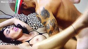 Sexy big breast babe receives a powerful climax and continues with intense action