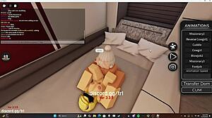 Hot blonde, suck and ride that big white cock.