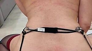 Planted on huge dick, little princess cums instantly