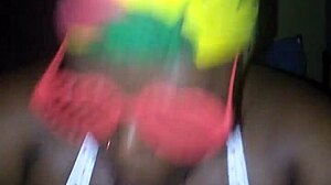 Big Black Cock Gets Sloppy Blowjob from Bbw Ending in Huge Facial