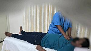 nurse gives happy ending to patient in hospital!