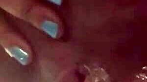 ebony amateur toys her ass solo