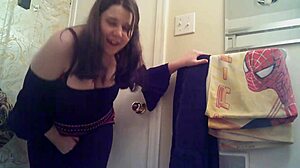 Horny slut bound intensely