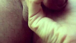 ella plays with my cock drool on cam ends in handjob creampie real amateur couple