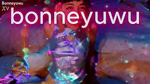 bonneyuwu argentina teen puta rides clear dildo in bed 🔥🍆