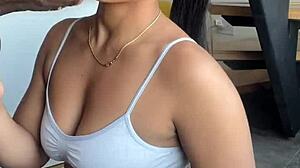 yo she's devourin that bbc from her stepbrothers like a total slut couple fun