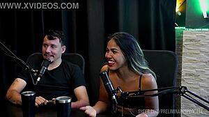 Hey bia hot whats your hottest preliminares moment with casal kaliente on sheer red podcast?