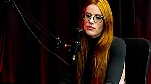 bella ruiva the liberal redhead chats dirty in see-through sheer then submits to black brazilian in interracial casting