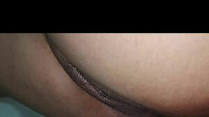 Horny slut alone so godfather rams her ass raw!