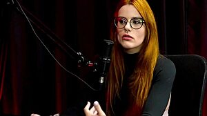 bella ruiva the liberal redhead chats dirty in see-through sheer then submits to black brazilian in interracial casting