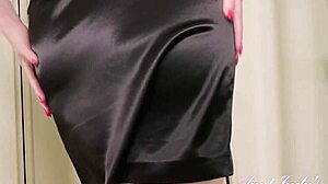 48yo milf lana strips lingerie teases small tits then masturbates 😍🔥