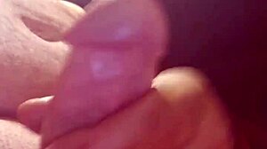 he strokes cock hard while slapping it to her sexy pics