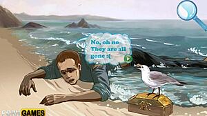 oh man i meant lets play a game but her big tits got ripped clothes for pussy licking trip