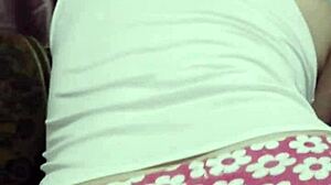 Auroraestelar pisses masturbates big tits in steamy shower bath!