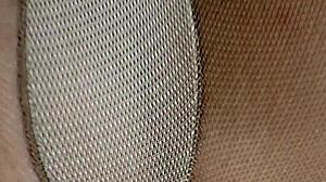 Teasing Pantyhose Milf Whispers Dirty Talk Pierced Nipples Shaved Pussy Close Up