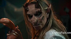 demon nurse fantasy milking squirts into mouth during wild hospital fuck darkasfuck