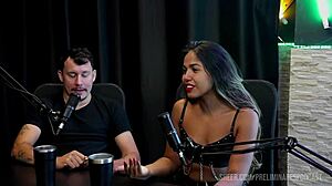 Hey bia hot whats your hottest preliminares moment with casal kaliente on sheer red podcast?