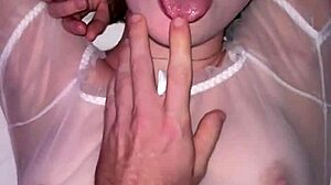 Wanna see the ghost next door choke on cock deepthroat gag then ride it cowgirl wet?