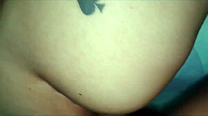 Horny slut alone so godfather rams her ass raw!
